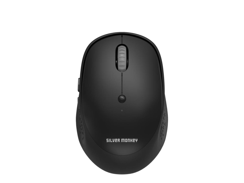 Silver Monkey M90 Wireless Comfort Mouse Black Silent
